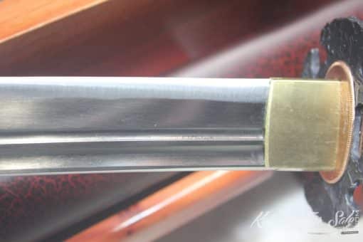 1060 High Carbon Steel Heat Tempered Nagamaki With Standard Fittings - Image 3