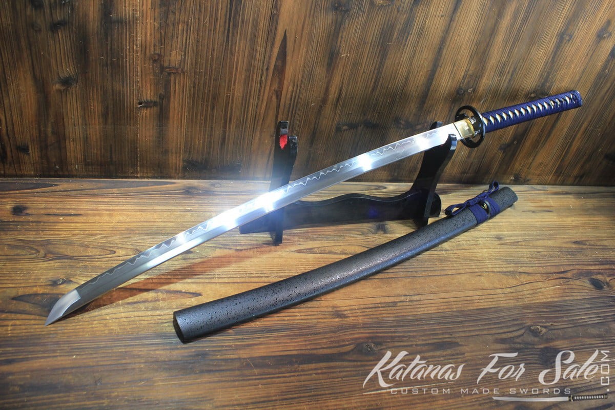 Clay Tempered T10 Folded Steel  Japan Samurai Sword Katana Wakizashi Sharp Blade 