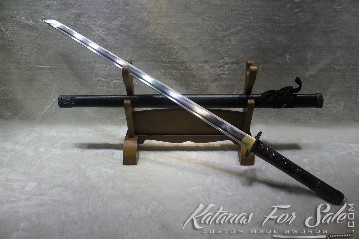 Japanese NINJA sword Straight blade 1060 Carbon Steel Real Sharp fully Handmade 